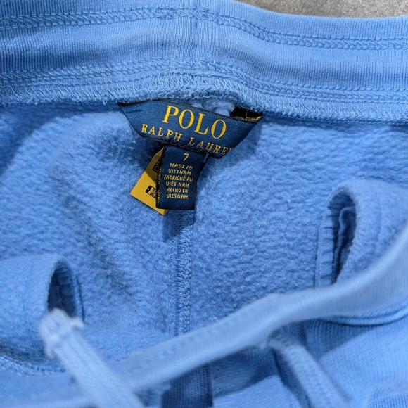 Little Boys polo Rl fleece pants size 7 - Picture 2 of 3